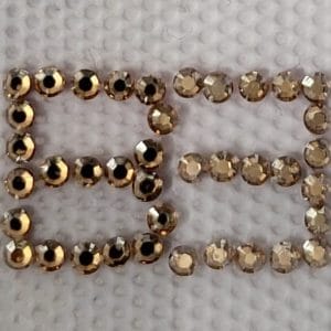 Be 2cm swarovski - Gold, Silver, Black