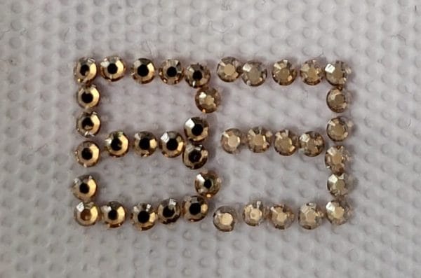 Be 2cm swarovski - Gold, Silver, Black