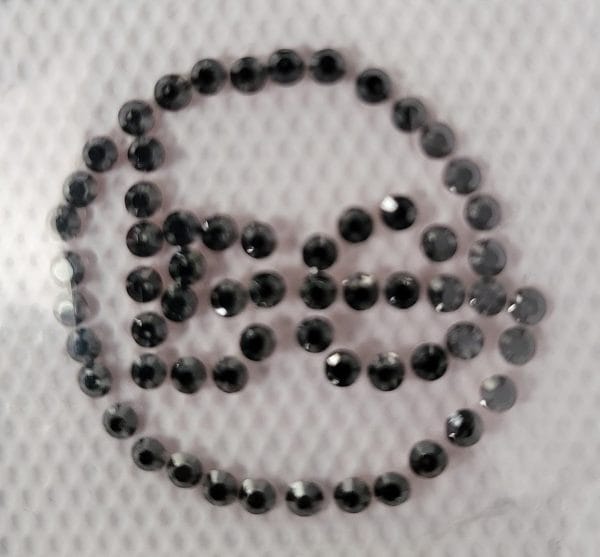 Be with a circle around - Gold, Silver, Black