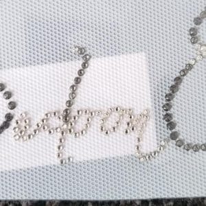 BE Big Swarovski Logo - Grey-Silv, Gold, Black