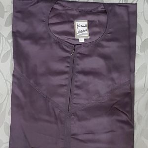 Charcoal grey kurta - no collar