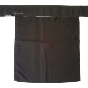 BEDOON ESSM PARDA- CROWN LOGO- BLACK-VELCRO