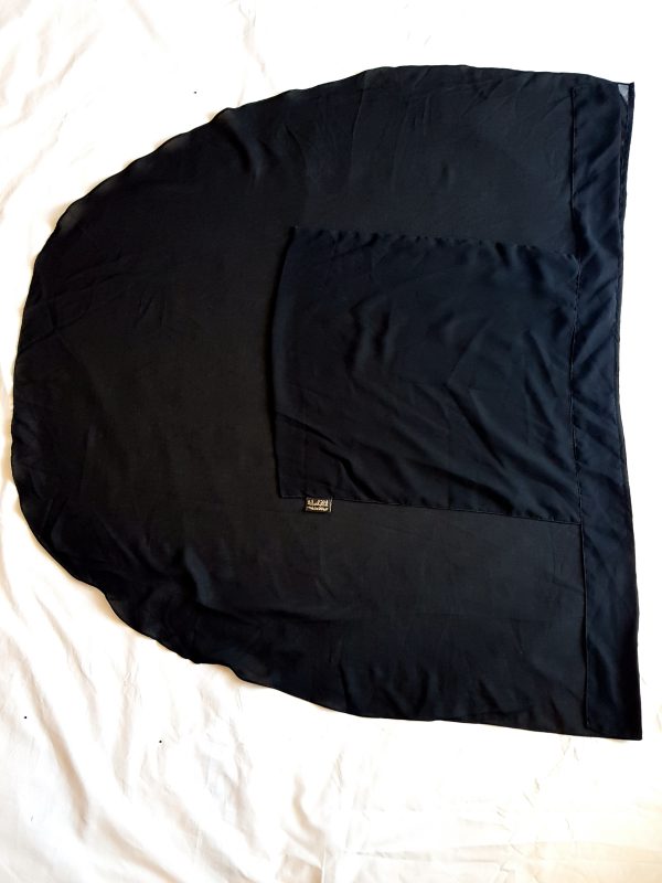 SHARQIAA SINGLE FLAP PARDA-TIE (ELASTICATED SIDES)