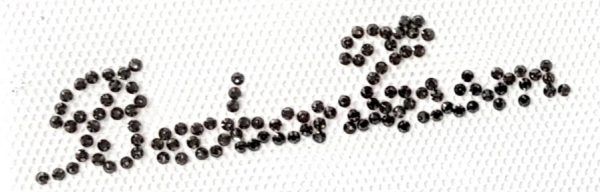 Bedoon Essm very small cursive logo -Black - Image 2