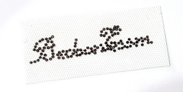 Bedoon Essm very small cursive logo -Black