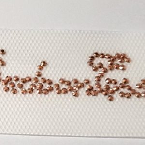 Bedoon Essm very small cursive logo - Rose gold(metal)