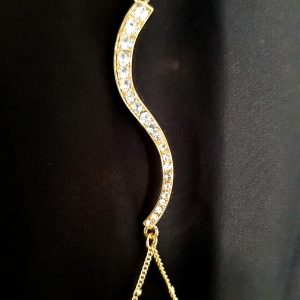 BODY CHAIN - S DESIGN WITH DIAMANTE