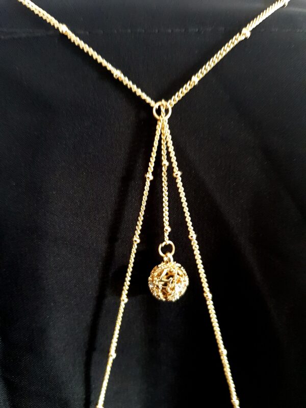 BODY CHAIN - 1 BALL SHAPE HANGING