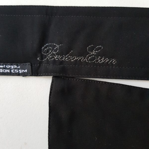 BEDOON ESSM PARDA - BLACK\SILVER EMBROIDERY - Image 2
