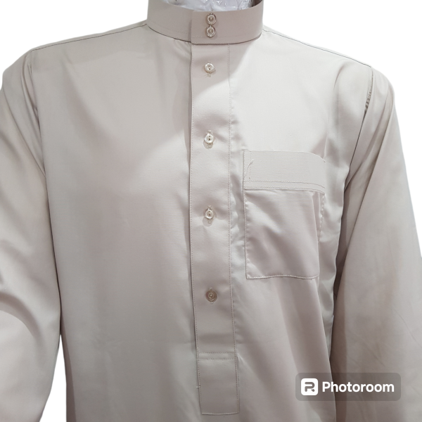 SHIAAKA KURTA - CREAMISH BROWN - Size : 54 (XXXL) - Image 2