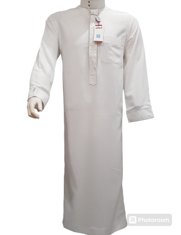 ORIGNAL DAFFAH -WHITE WITH EMBROIDERY - 54LL