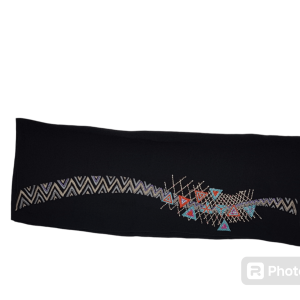Bedoon Essm Scarf-Blue, orange and purple exclusive