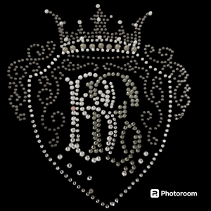 Bedoon essm logo Big BLACK AND GREY B\E on a crowm