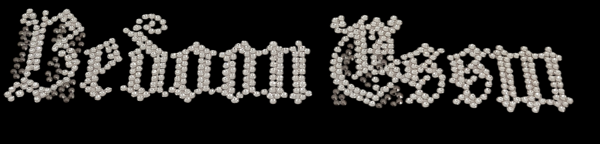 Bedoon essm HUGE bold grey and silver