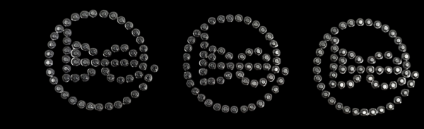Be with a circle around - BLACK