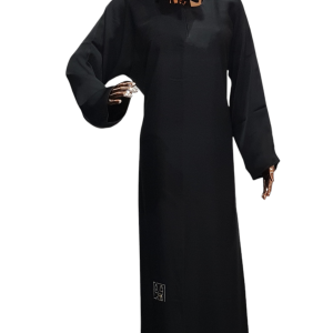 Sharqiaa abaya Silver Square Swarovski