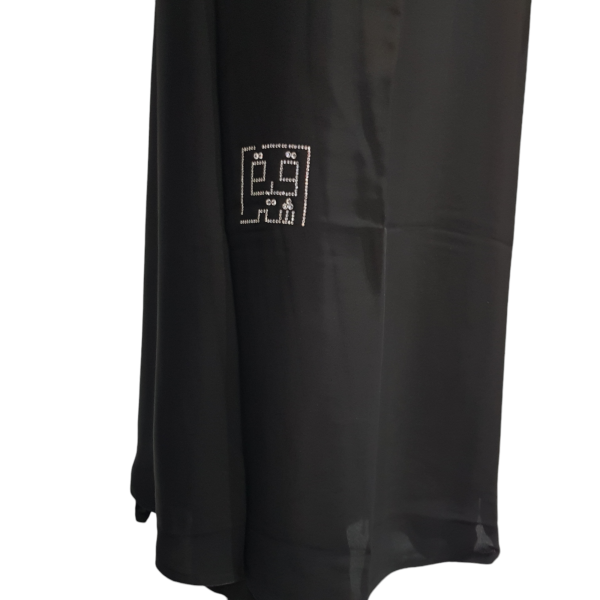 Sharqiaa abaya Silver Square Swarovski - Image 3