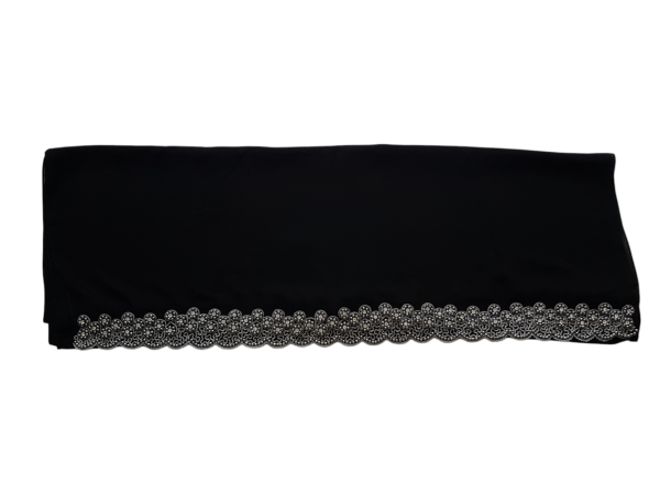 EXCLUSIVE WORK Grey Emb With Silver Beads 2