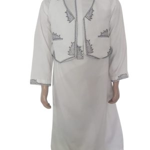 KIDDIES WHITH KURTA WITH WAISTCOAT