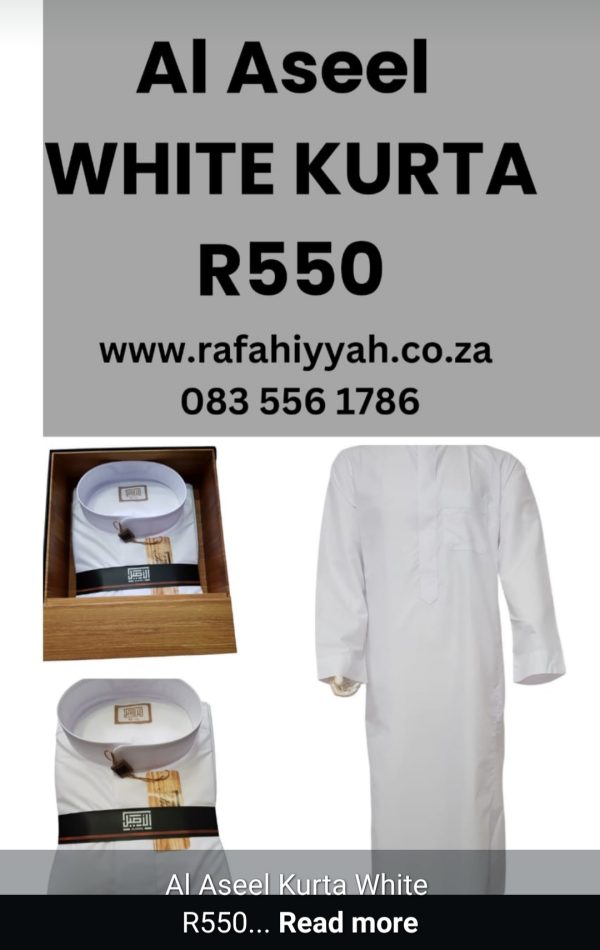 Al Aseel Kurta - White