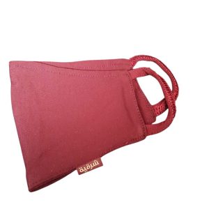 ABAYA SHARQIAA,mask - maroon
