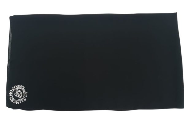 BE scarf with silver circle Logo - Image 2