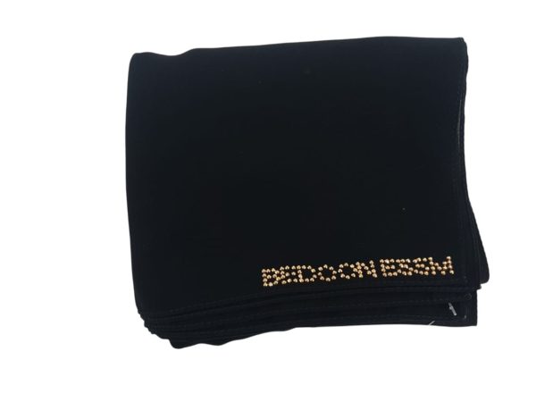 BE scarf with Rose gold logo - Image 3