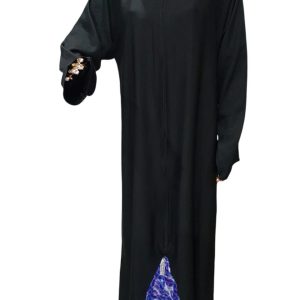 BE abaya purple & pink chiffon