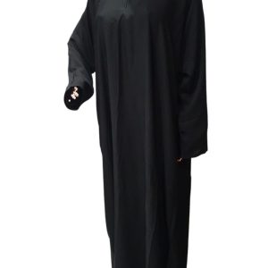 Plain black cloak