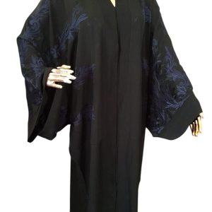 BE Blue Black embr open