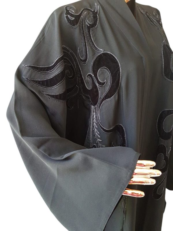 BE black velvet silver emb - Image 3