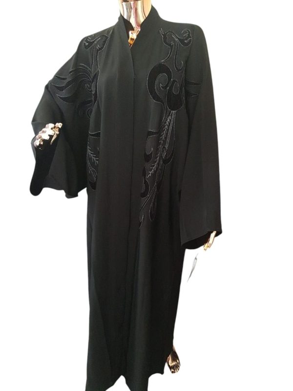 BE black velvet silver emb