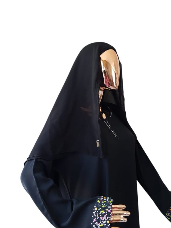 SHARQIAA Gashwa long flap elastic.