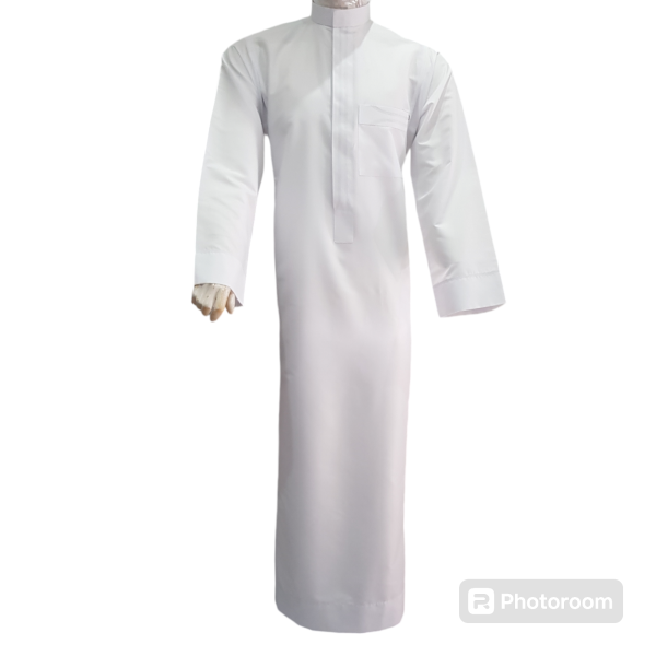 Sharqi Kurta White Embroidery - Image 2