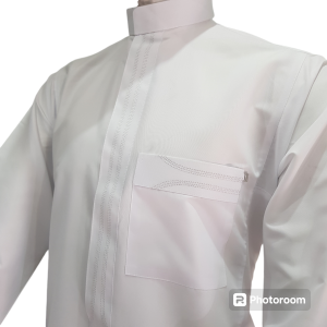 Sharqi Kurta White Embroidery