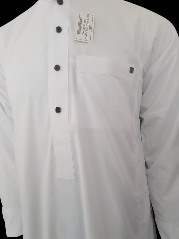 Fancy Round Black Button - Image 3