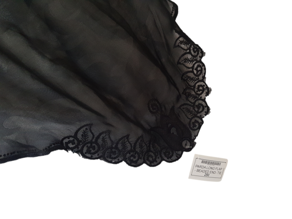 PARDA LONG FLAP- BEADED END TIE - Image 3