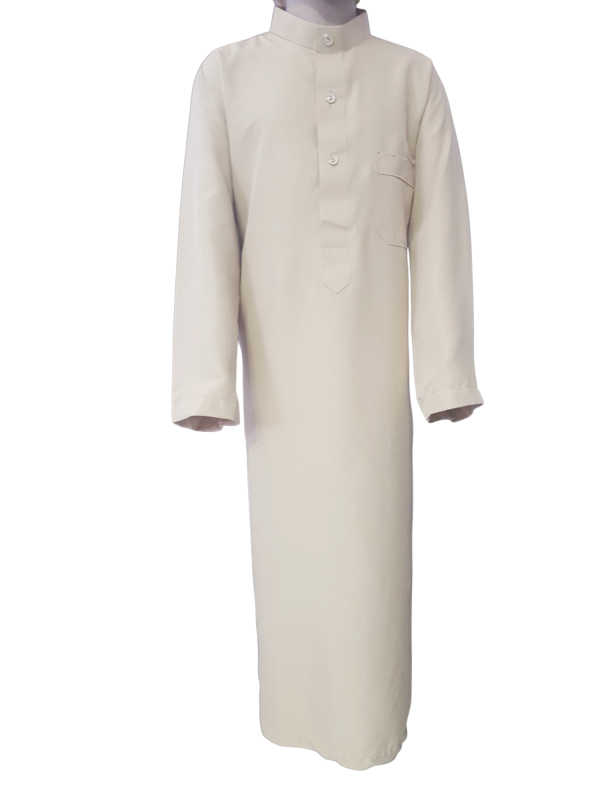 Khaki With Collar - Pants - Fancy Button