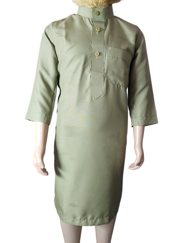 Avo Green Kiddies Kurta/Thobe