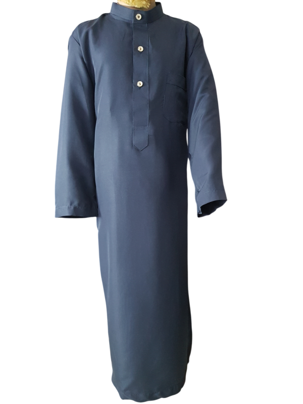 Navy With Collar - Pants - Fancy Button