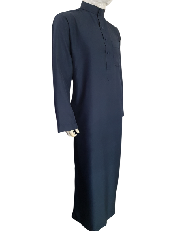 Navy Mens Kurta - Image 3