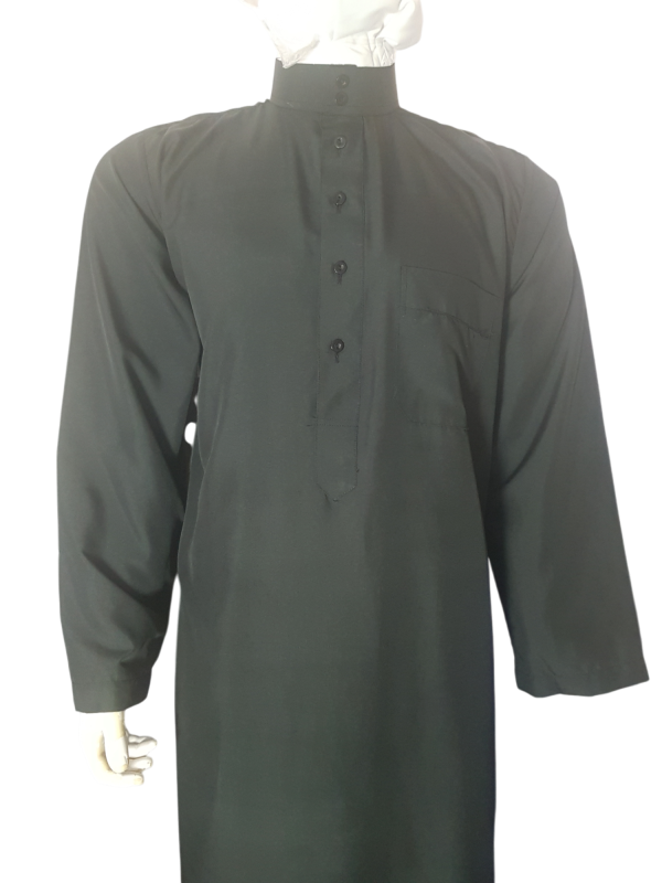 Black Mens Kurta - Image 2