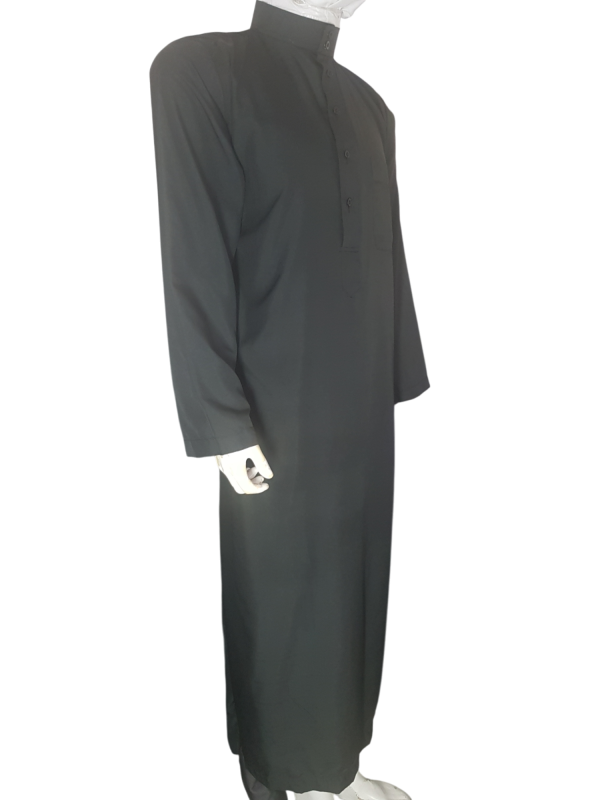 Black Mens Kurta - Image 3