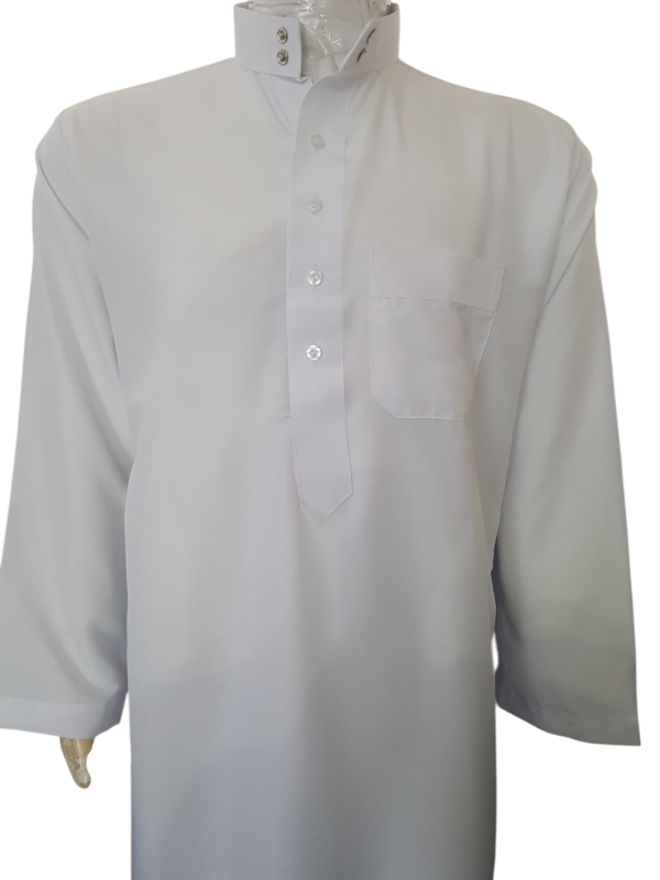 White Mens Kurta - Image 2