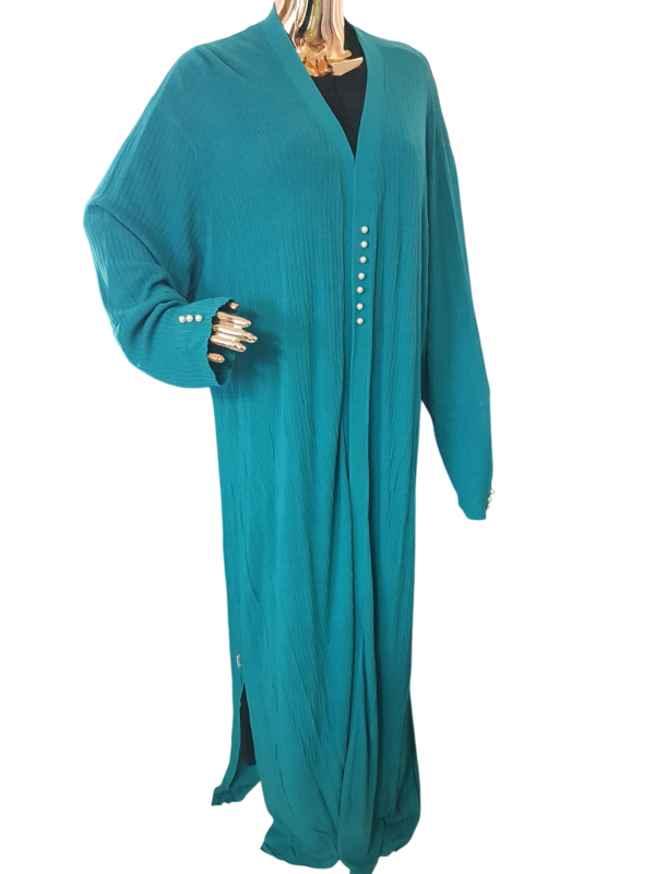 Jersey Throw Marina Blue Stripe With Pearls