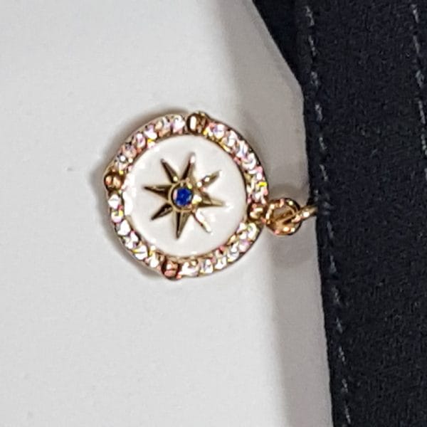 White On Gold Circle - Image 4