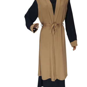 Black And Brown Cloak With Waistcoat