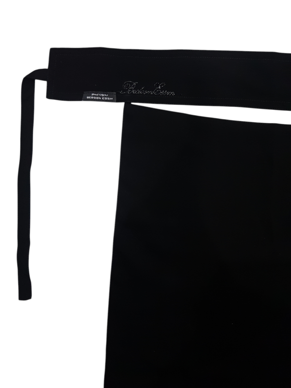 Black/ Silver Embroidery With Black Stones - Image 3