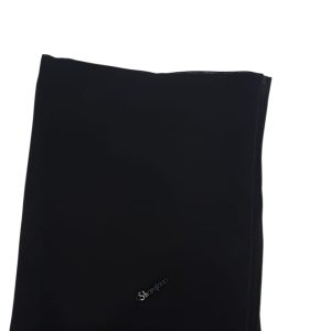 STRAIGHT BLACK WITH SILVER SWAROVSKI