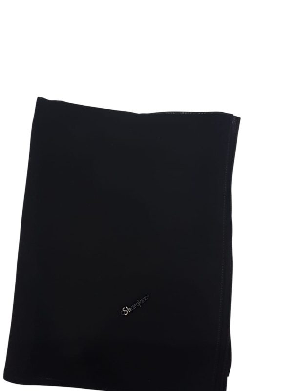 STRAIGHT BLACK WITH SILVER SWAROVSKI